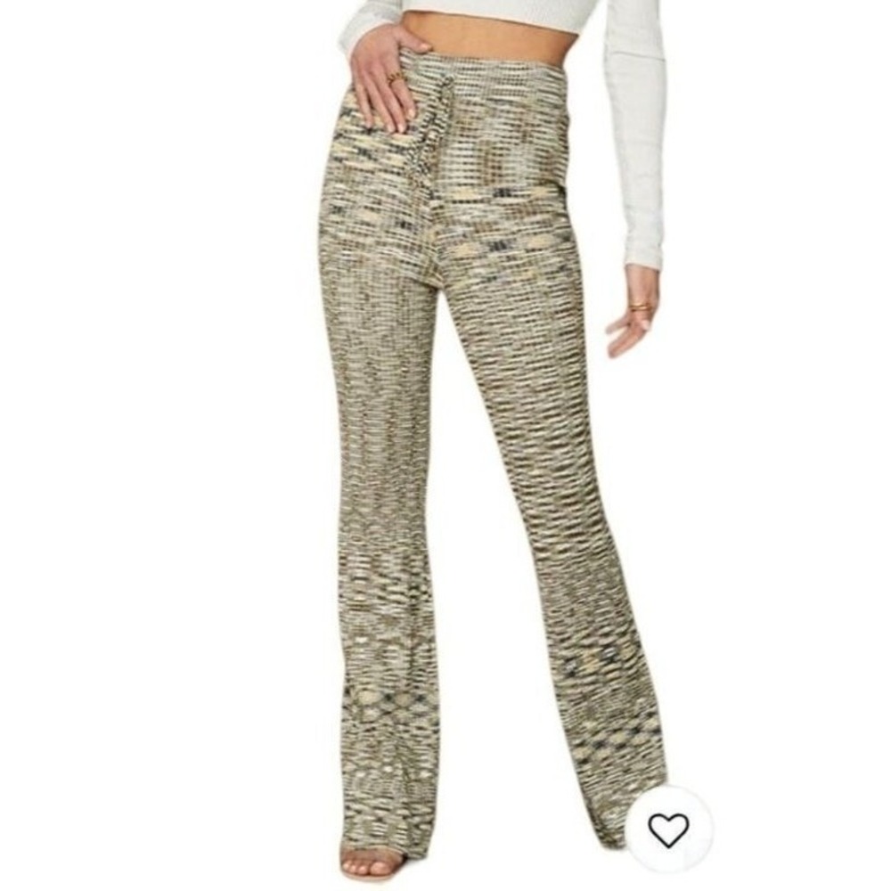 12th Tribe Boho Flare Pull On Pants Size S Festival 70s Hippie Indie Granola